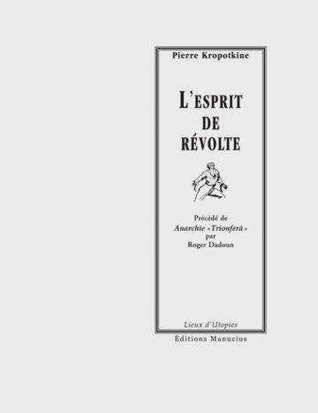 L'esprit de révolte