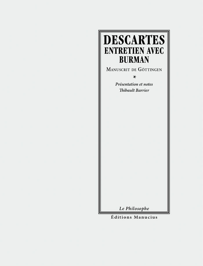 Entretien Burman-Descartes