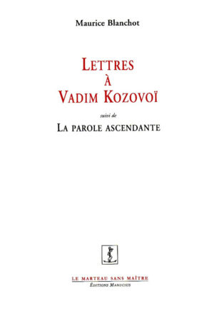 Lettres à Vadim Kozovoï