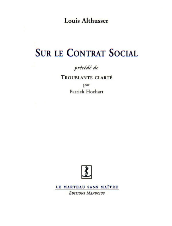 Sur le contrat Social