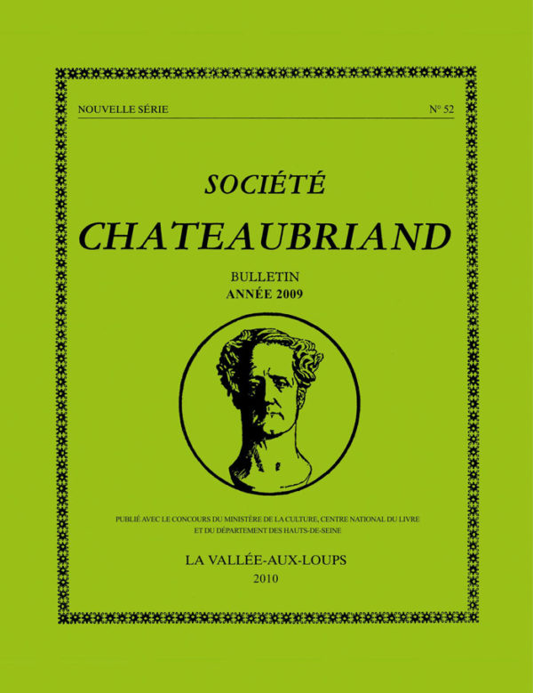 Bulletin Chateaubriand N°52