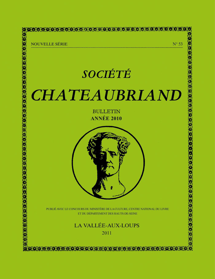 Bulletin Chateaubriand N°53