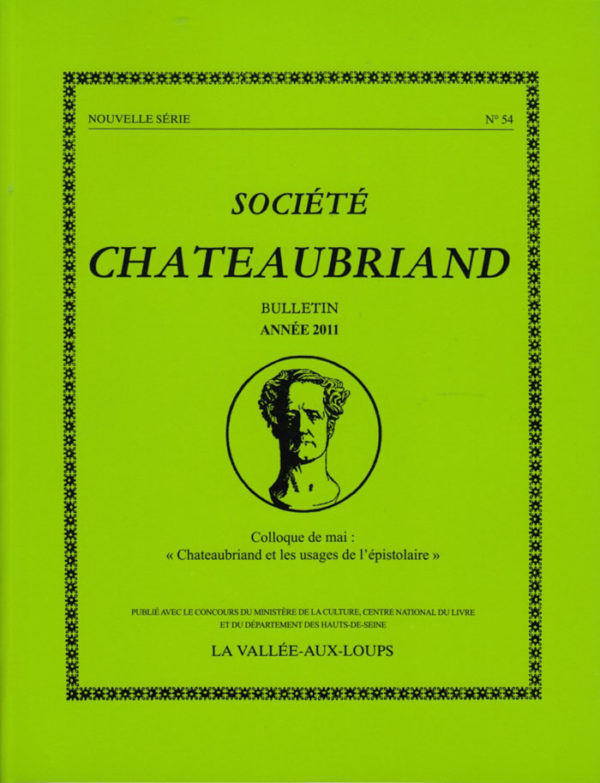Bulletin Chateaubriand N°57