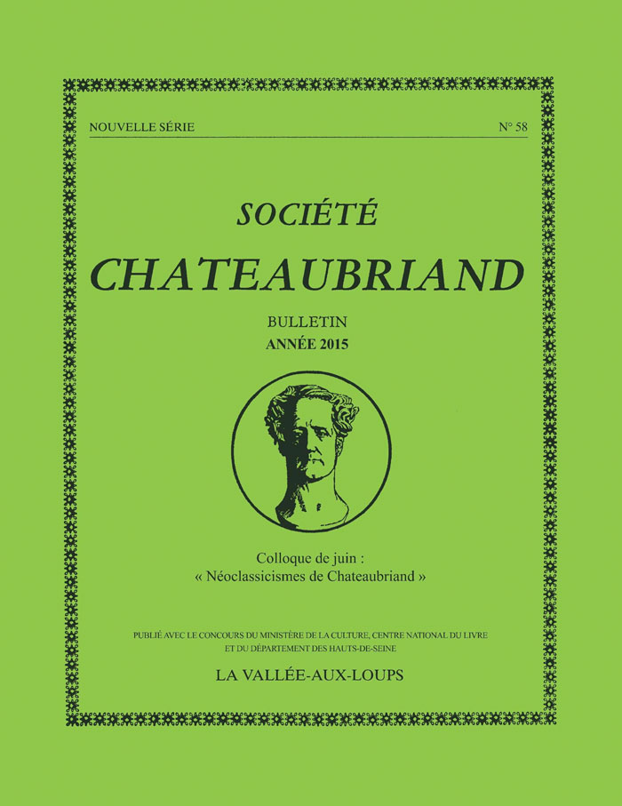 Bulletin Chateaubriand N°58