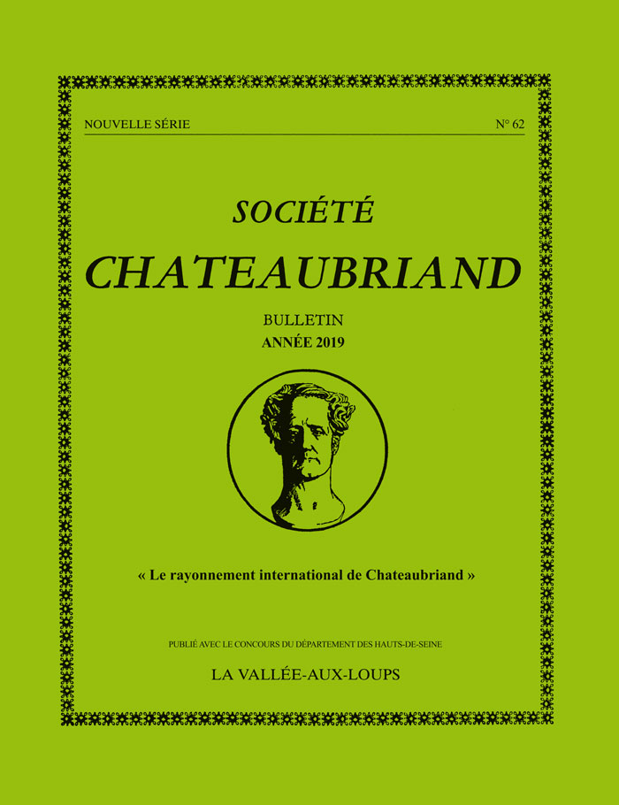 Bulletin Chateaubriand N°62