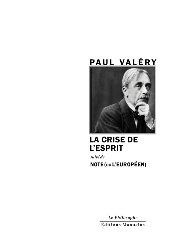 La crise de l'esprit