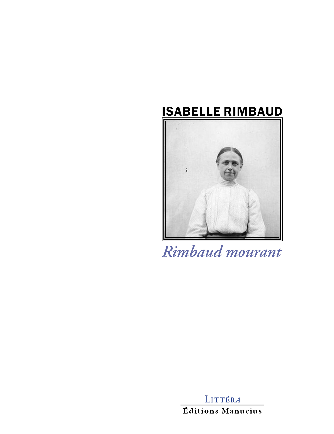 Couverture de Rimbaud mourant