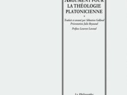 Argument pour la théologie platonicienne