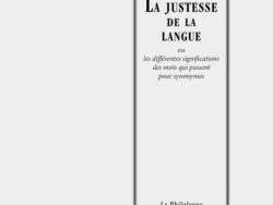 La justesse de la langue
