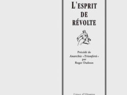 L'esprit de révolte