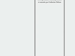 Couverture de livre d'aspect sobre et classique sur fond gris clair uni. Sur la partie droite, un grand cadre vertical à double bordure noire contient l'ensemble du texte. En haut du cadre, centré, se trouve le nom de l'auteur suivi du titre principal en grands caractères serif majuscules noirs sur trois lignes : « BAUDELAIRE / LETTRES À SA MÈRE / 1834-1866 », séparé des mentions d'édition par un astérisque central : « * ». En dessous figure la mention : « Correspondance établie, présentée / et annotée par Catherine Delons ». En bas, à l'intérieur du cadre, le nom de la collection est écrit en petites majuscules : « LITTÉRA ». En bas à droite, à l'extérieur du cadre, figure le nom de l'éditeur : « Éditions Manucius ».