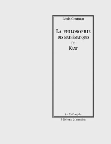 La philosophie des mathématiques de Kant