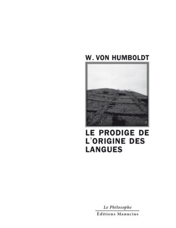 Le prodige de l'origine des langues